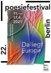 22. poesiefestival berlin: Da liegt Europa Gestaltung (c) studio stg