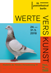 19. poesiefestival berlin: Werte Vers Kunst Gestaltung studio stg, Foto: Rainer Barth