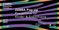 ZEBRA Pop-Up: Poesiefilme für Kinder und Erwachsene Gestaltung (c) studio stg