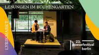 POETRY MARKET: Readings in the Buchengarten 