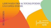Event-Picture: BULL’S-EYE WINDOW – Readings from the 15th annual young poems and open poems 