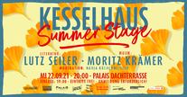 Event-Picture: Kesselhaus Summer Stage: Lutz Seiler liest „schrift für blinde riesen“ | Musik: Moritz Krämer 